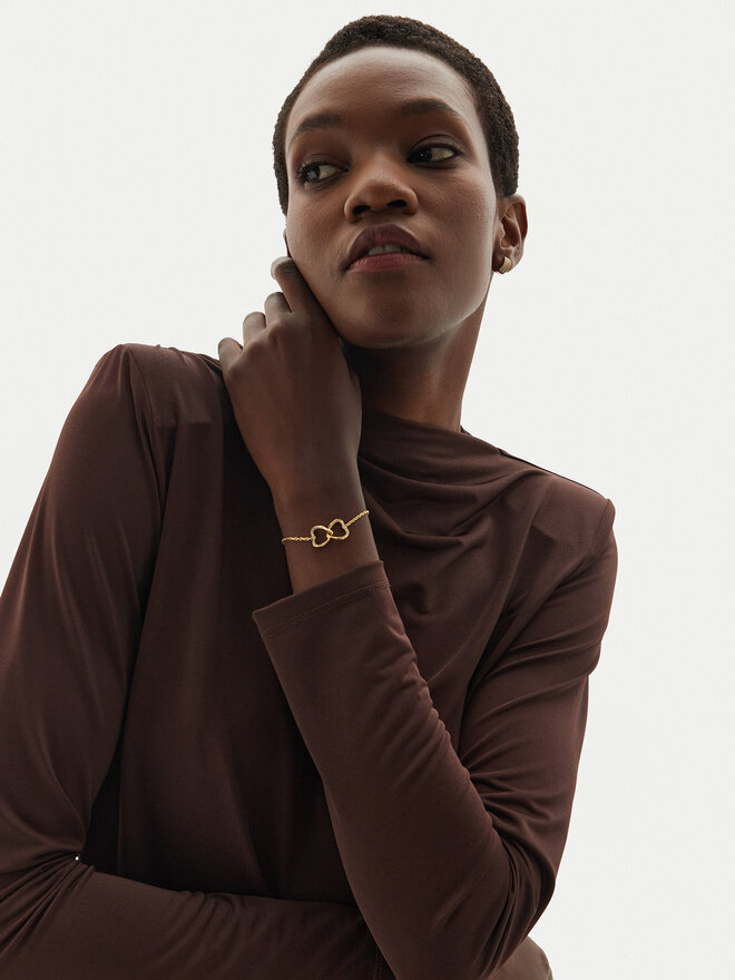 Guess Narukvica Guess JUBB0461 8JW Zlatna