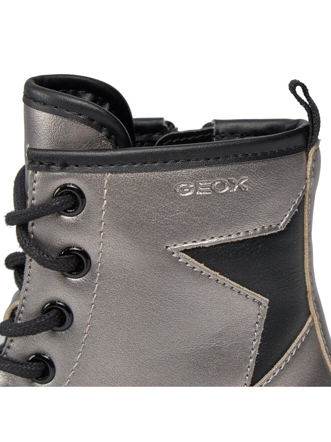 Geox Trapery Geox Jr Casey J9420G 000NF C1363 S Srebrny