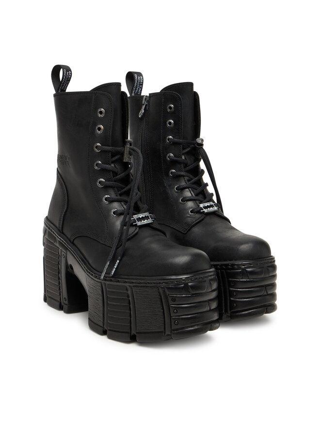 NEW ROCK Schnürschuhe NEW ROCK M-TM001-C2 Schwarz