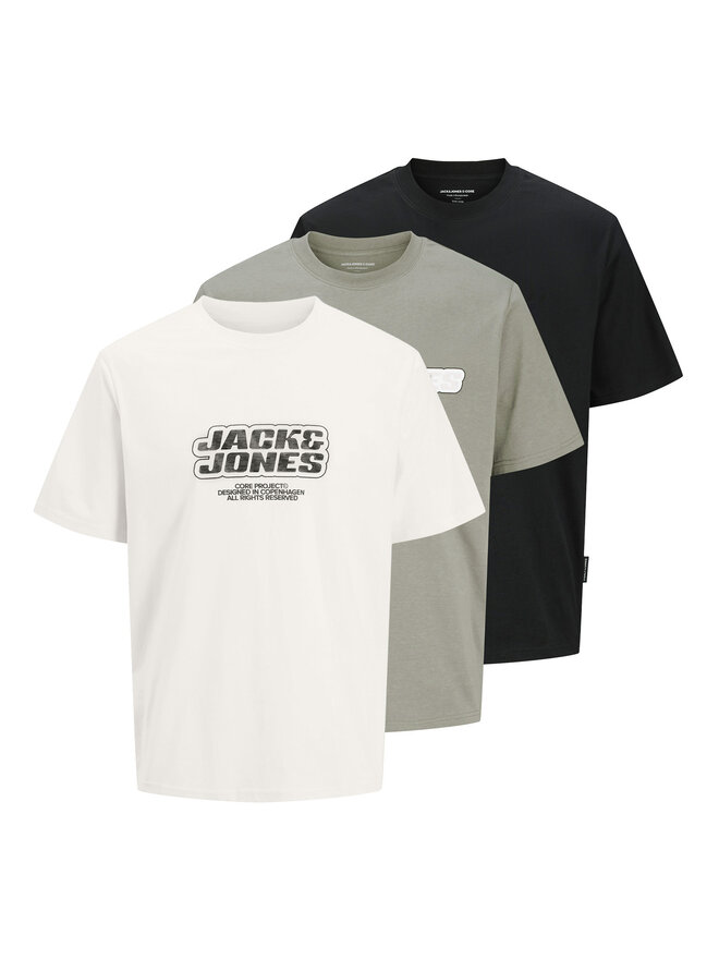 Jack&Jones Jack&Jones 3 db póló 12284772 Színes Regular Fit