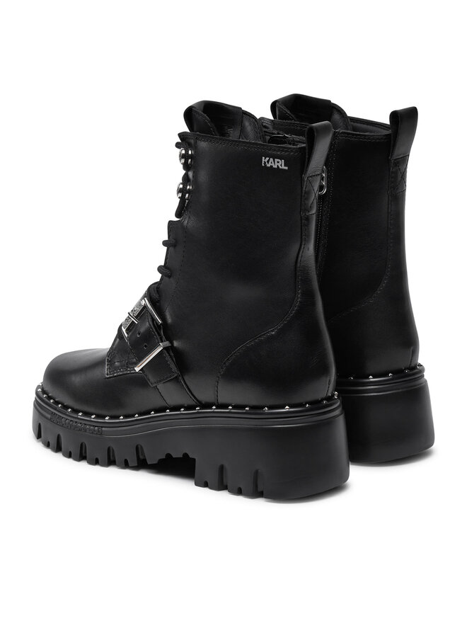 KARL LAGERFELD Bakancs KARL LAGERFELD KL45354 Fekete