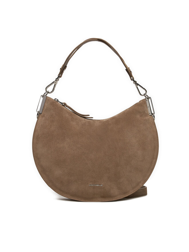 Coccinelle Handtasche Coccinelle QKG Coccinellesunup Suede E1 QKG 13 02 01 Braun
