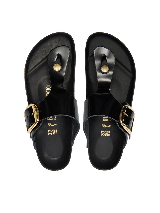 Birkenstock Čības uz pirksta Birkenstock Gizeh Buckle He 1021469 Melns