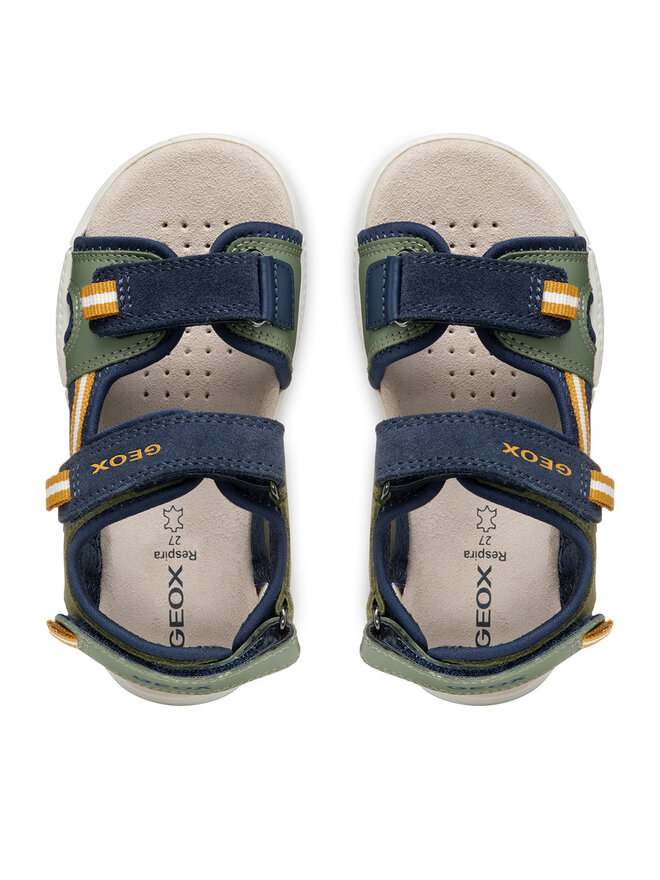 Geox Sandále Geox J Alben J35AVA 1520 CF3F4 S Kaki