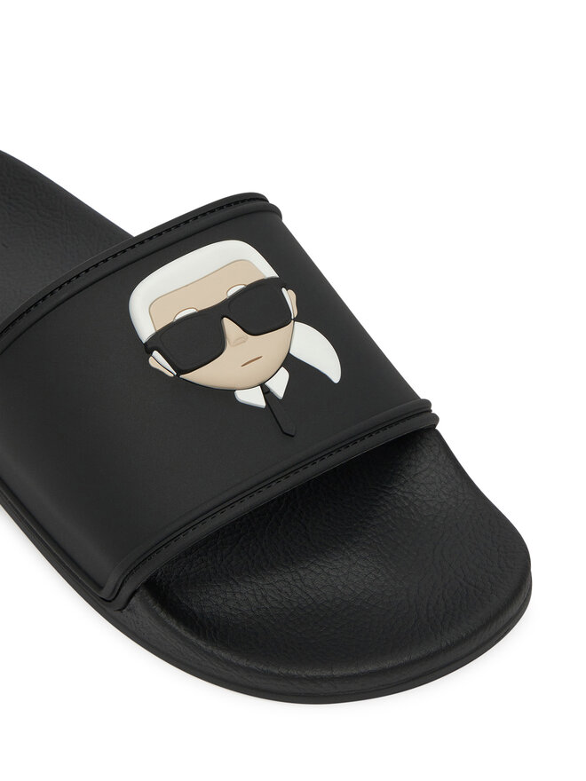 KARL LAGERFELD Şlapi KARL LAGERFELD Kondo KL70005A Negru