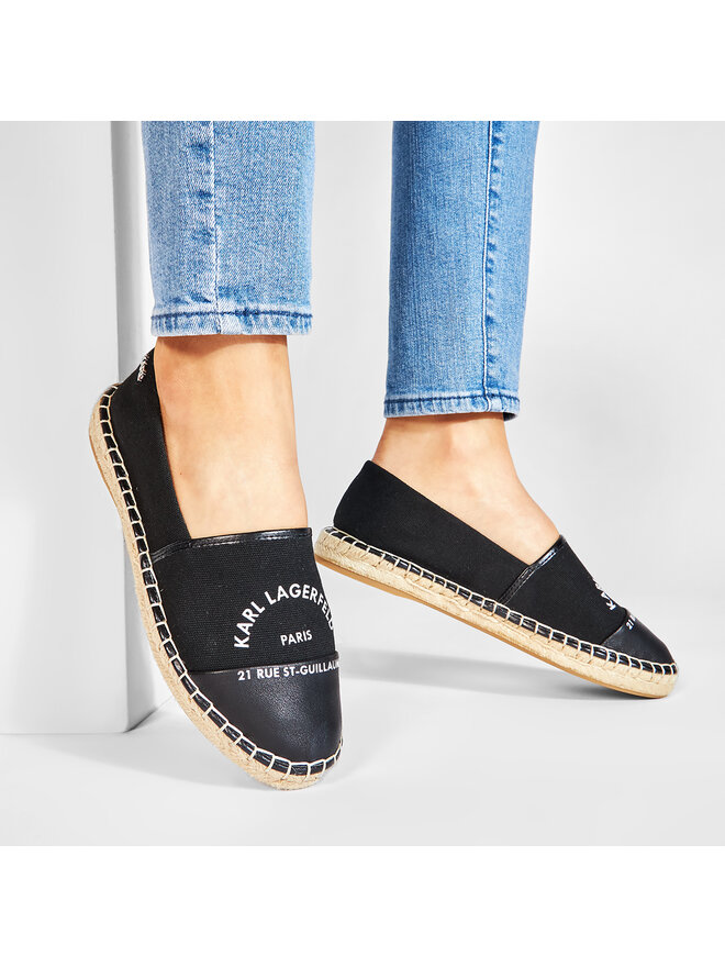KARL LAGERFELD Espadrilles KARL LAGERFELD KL80108 Fekete