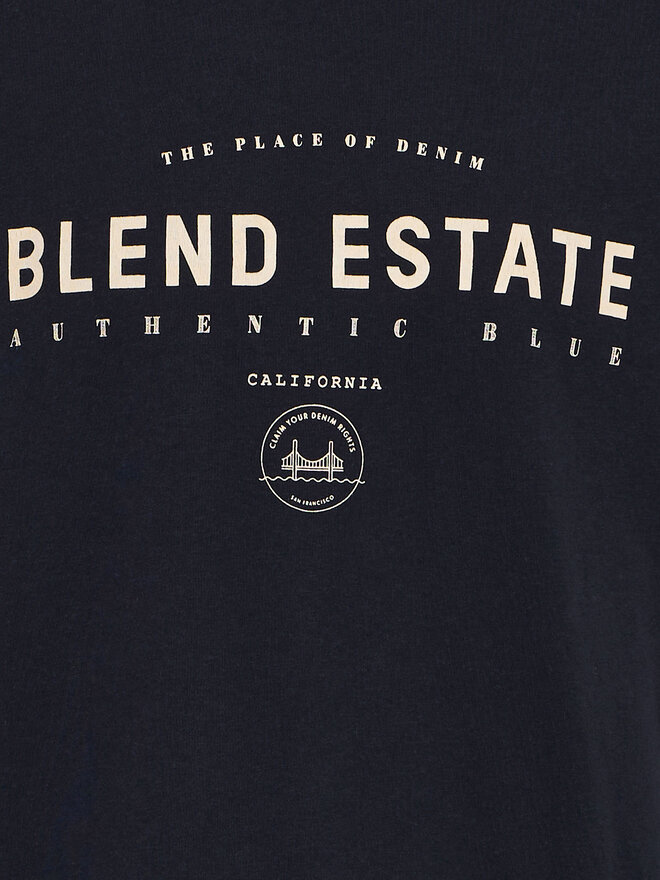 Blend Blend Camiseta 20717160 Negro Regular Fit