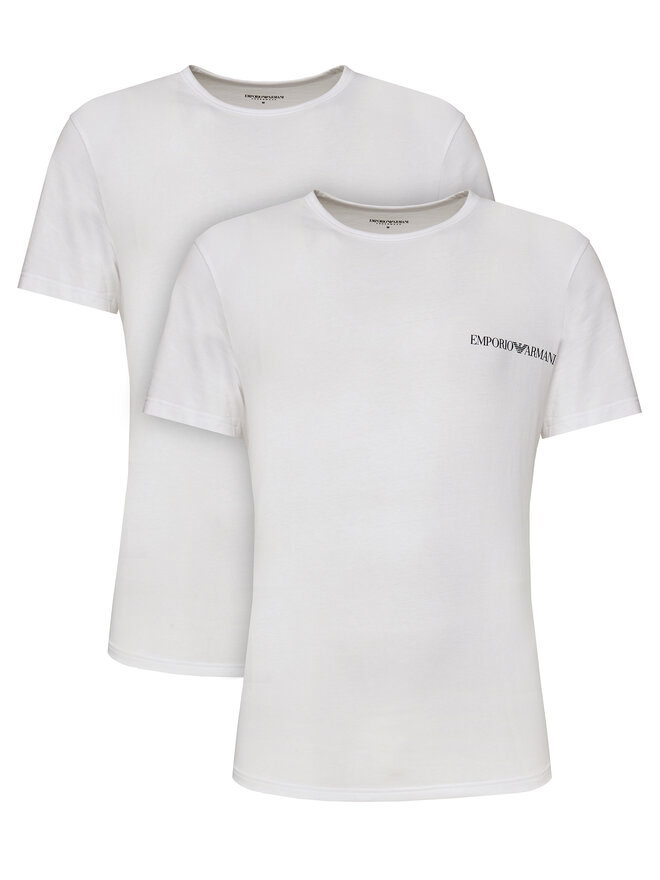 Emporio Armani Underwear Emporio Armani Underwear Σετ 2 T-Shirts EM000391 AF10779 M0082 Λευκό Regular Fit