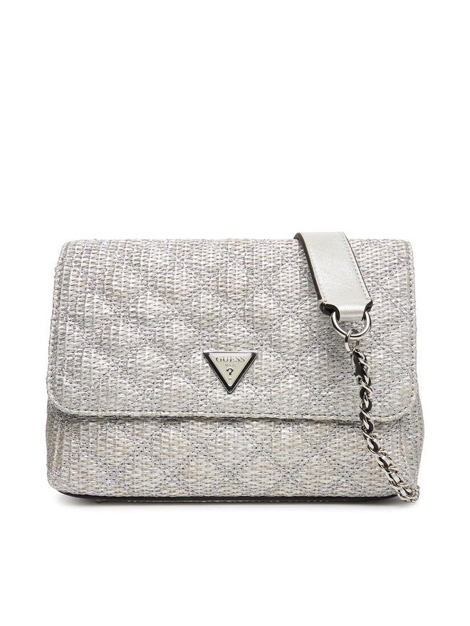 Guess Ročna torba Guess Giully II HWQM96 73200 Srebrna