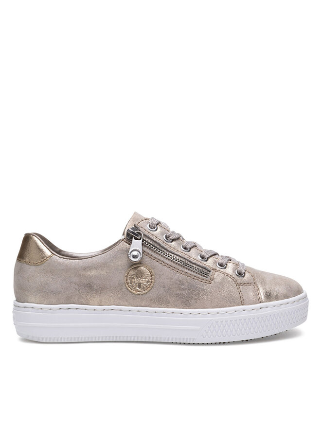 Rieker Sneakersy Rieker L59L8-62 Złoty