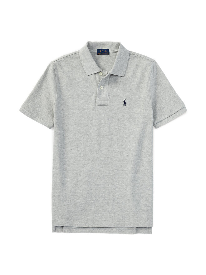Polo Ralph Lauren Polo Ralph Lauren Поло Bsr 322603252 Сірий Regular Fit