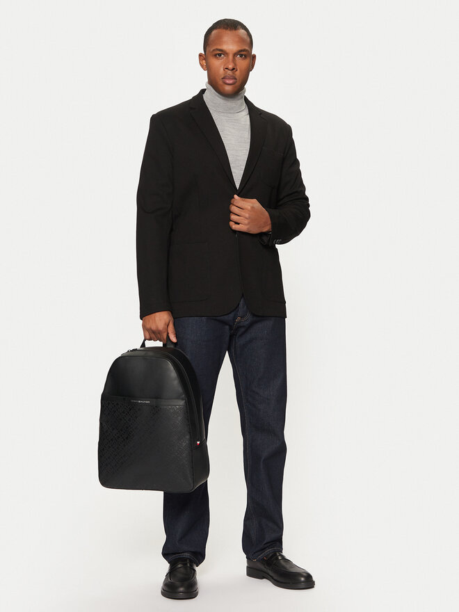 Tommy Hilfiger Rucsac Tommy Hilfiger Th Monogram Backpack AM0AM13071 Negru