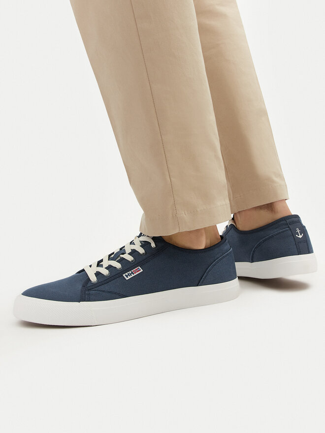 Helly Hansen Sneakers aus Stoff Helly Hansen Fjord Canvas 2 11916 Dunkelblau