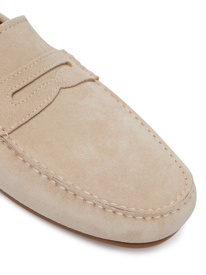 Tommy Hilfiger Mokassins Tommy Hilfiger Core Hilfiegr Suede Driver FM0FM05789 Beige