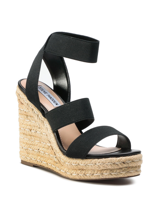 Black espadrilles steve madden clearance