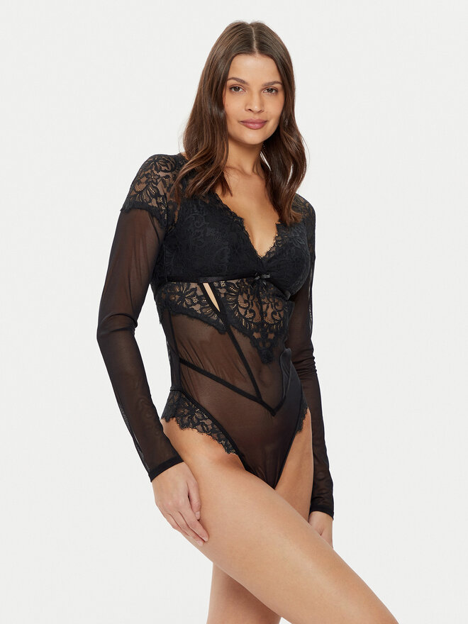 Hunkemöller Hunkemöller Bodi Astrid 206245 Črna