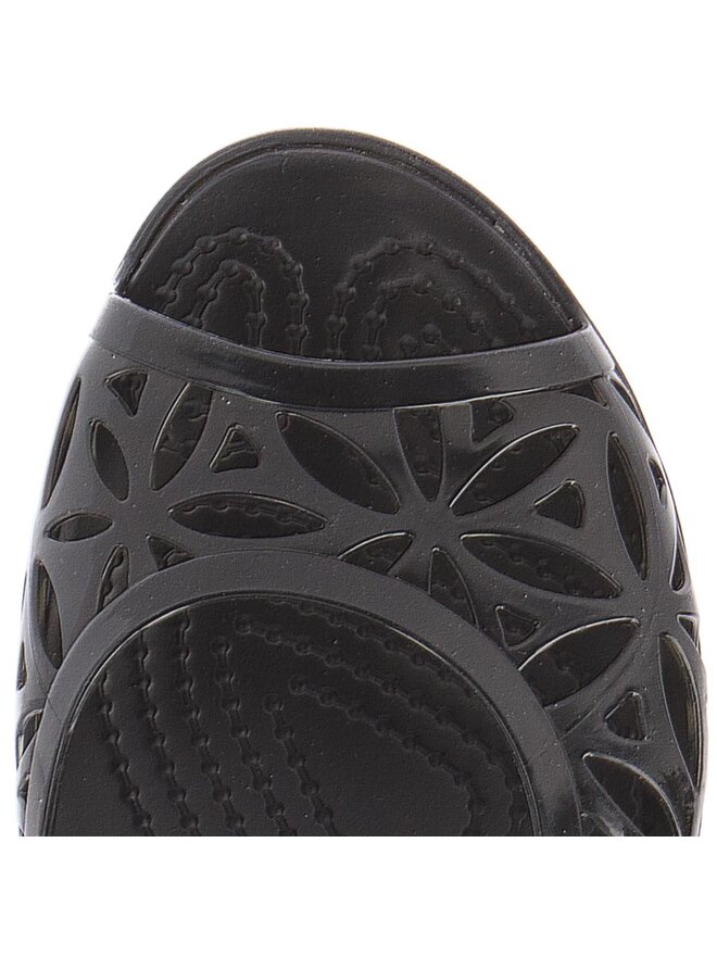 Crocs isabella jelly flat black 2025