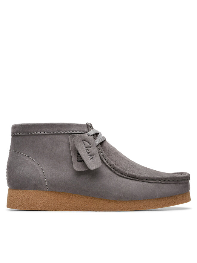 Черевики Clarks Wallabee Evo Bt 26174938 Сірий | evzuttya.com.ua