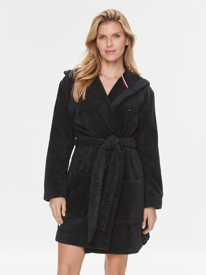 Tommy Hilfiger Tommy Hilfiger Bademantel UW0UW04155 Dunkelblau