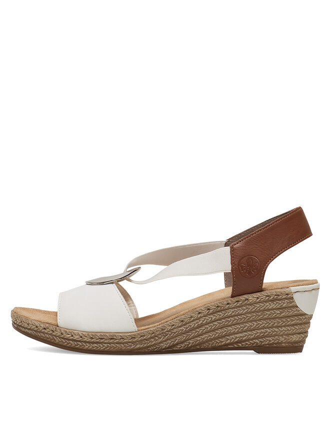 Rieker Sandali Rieker 624H6-81 Bela