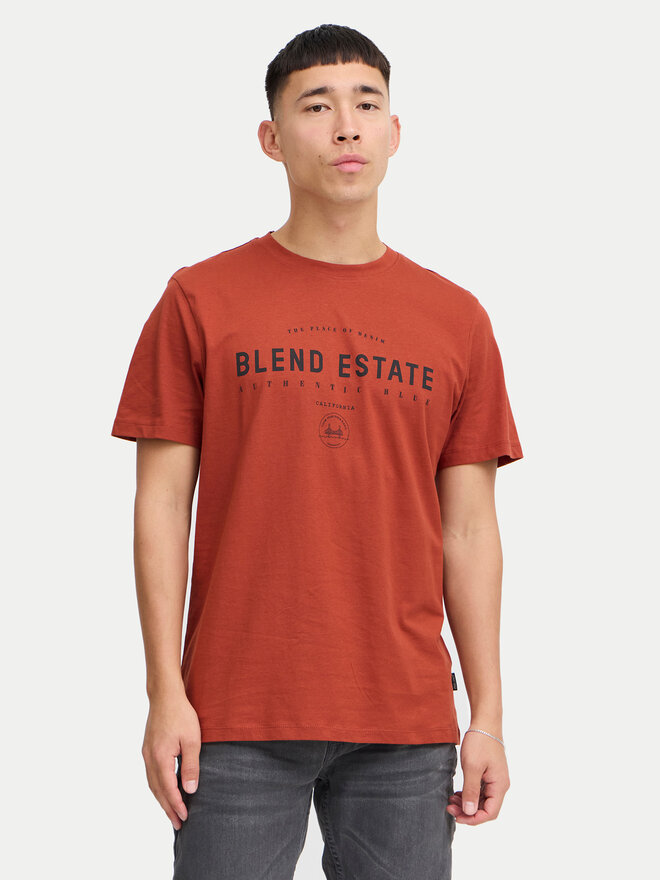 Blend Blend Marškinėliai 20717160 Raudona Regular Fit