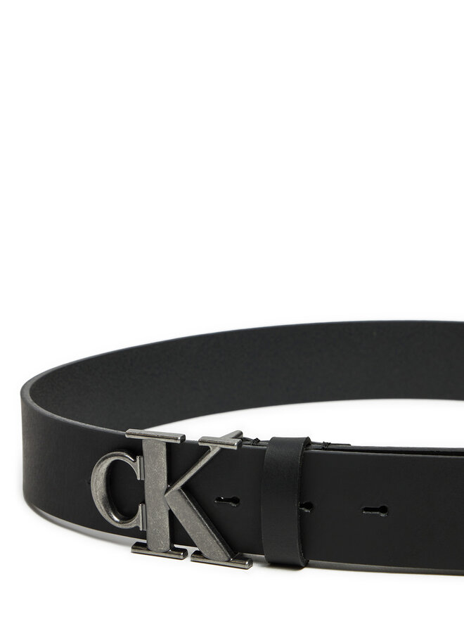 Calvin Klein Jeans Ζώνη Ανδρική Calvin Klein Jeans Round Mono Plaque Lthr Belt 40Mm K50K512067 Μαύρο
