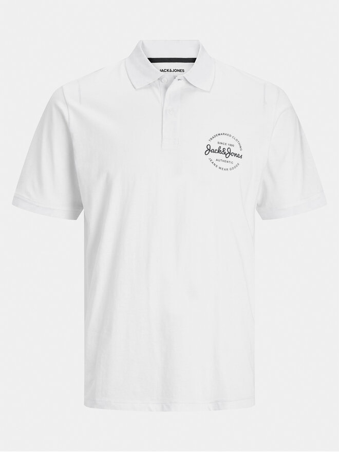 Jack&Jones Jack&Jones Poloshirt Forest 12248621 Weiß Standard Fit