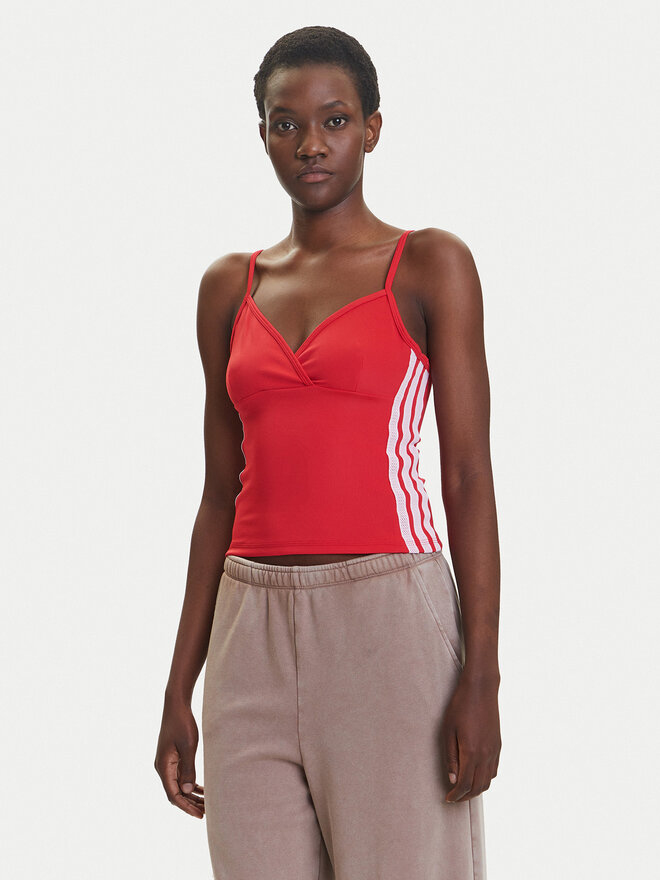 adidas adidas Top Seasonal Essentials 3-Stripes JM1910 Crvena Slim Fit