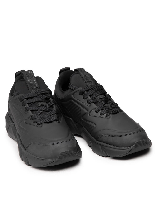 Calvin Klein Tenisice Calvin Klein Low Lace Up Lth HM0HM00317 Crna