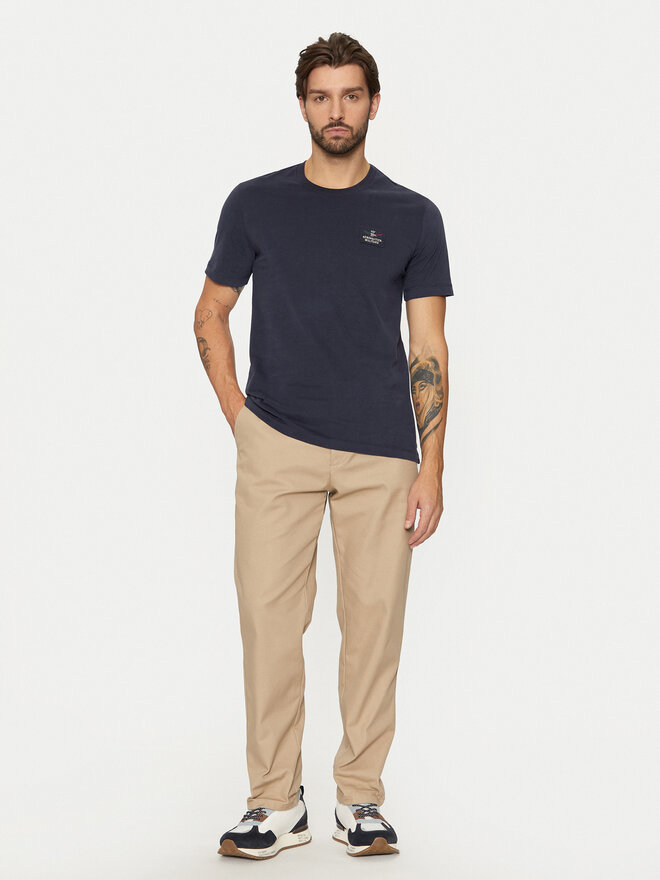 Aeronautica Militare Aeronautica Militare Marškinėliai 242TS2331J662 Tamsiai mėlyna Regular Fit