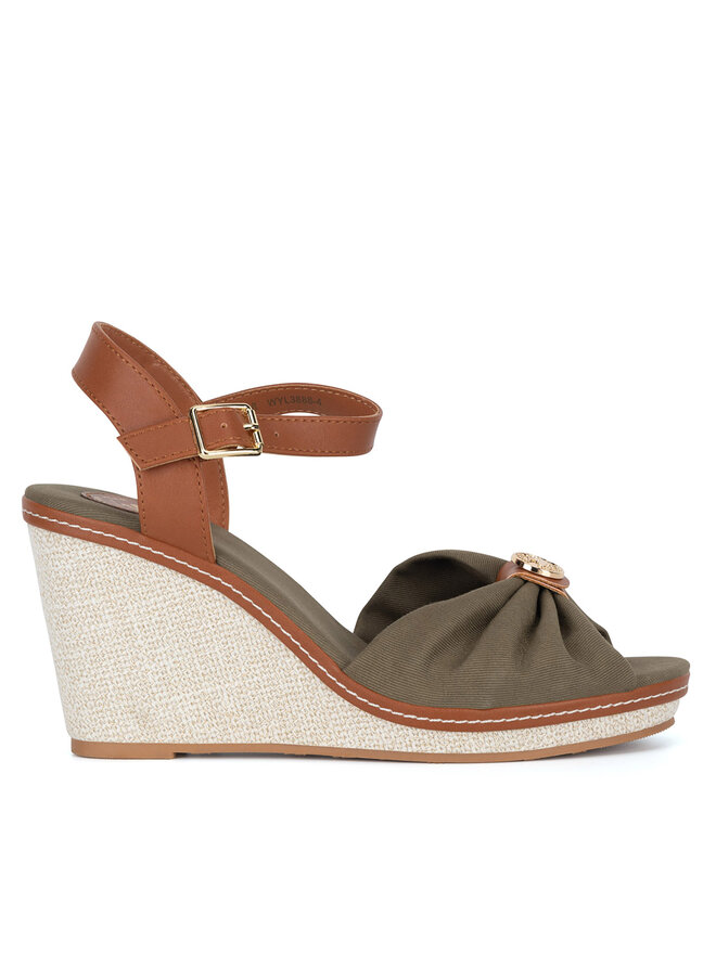Beverly Hills Polo Club Sandály Beverly Hills Polo Club WYL3888-4 Khaki