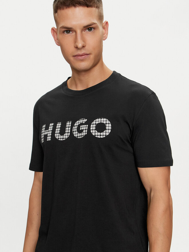 HUGO Hugo T-Shirt Dulivio_U243 50519724 Schwarz Regular Fit