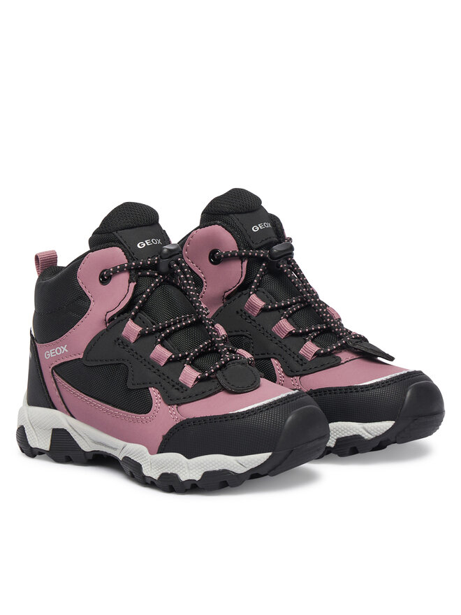 Geox Schnürschuhe Geox J Magnetar G. B Abx J464LB 050FU C9321 M Dunkelrosa