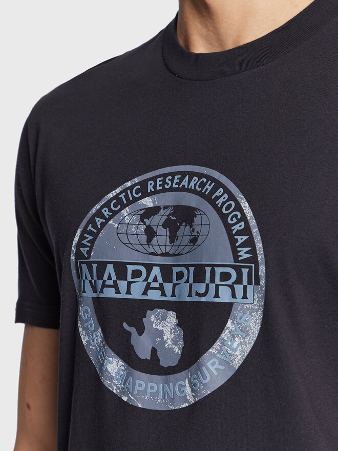 Napapijri Napapijri Majica S-Bollo NP0A4H9K Mornarsko modra Regular Fit