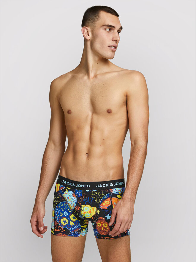 Jack&Jones Jack&Jones Σετ μποξεράκια 3 τμχ Sugar Skull 12185485 Έγχρωμο