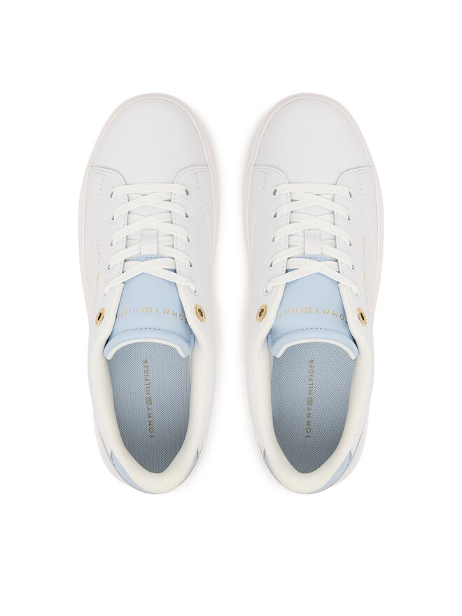 Tommy Hilfiger Sneakers Tommy Hilfiger Th Feminine Cupsole Leather FW0FW09105 Weiß