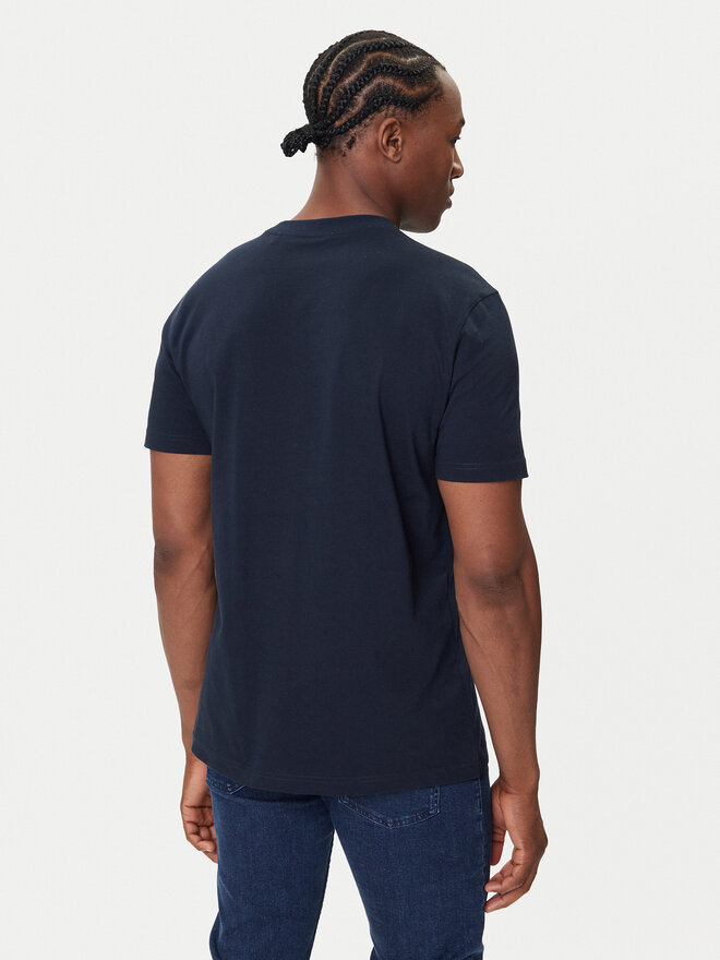BOSS BOSS Camiseta Te_Wheel 50546381 Azul marino Regular Fit