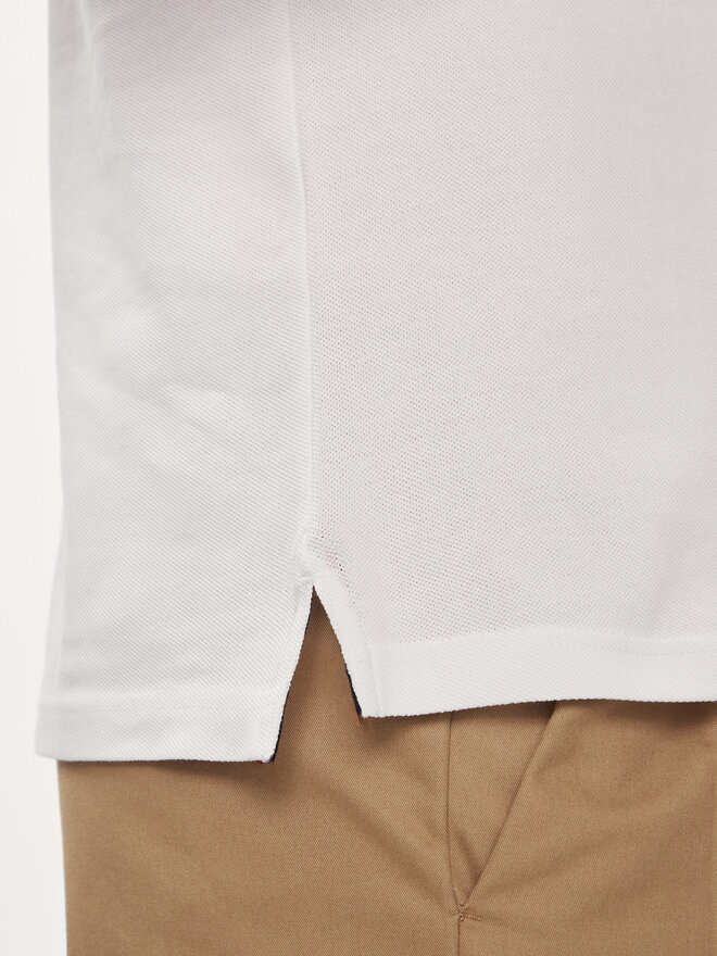 Tommy Hilfiger Tommy Hilfiger Pólóing Monotype MW0MW34737 Fehér Slim Fit
