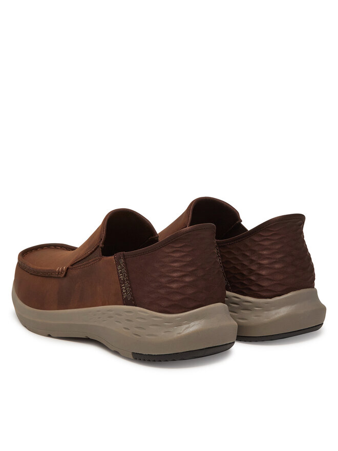 Skechers Nizki čevlji Skechers Oswin 204866 Rjava