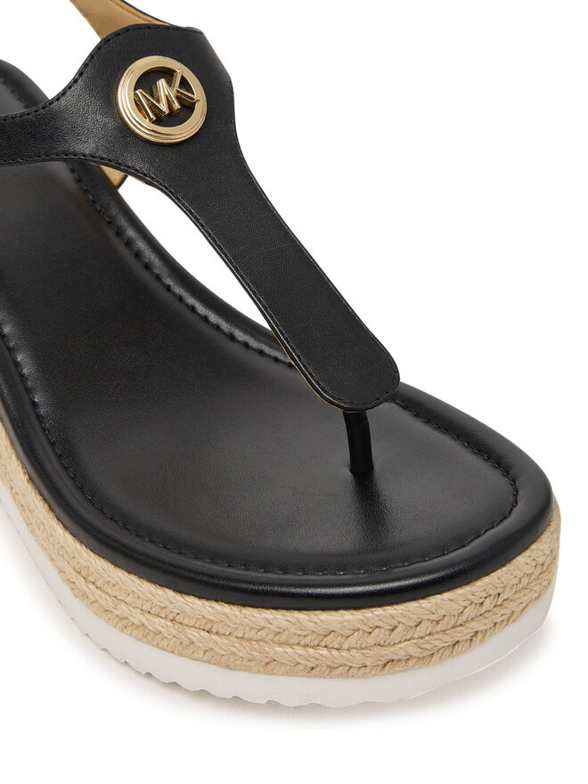 MICHAEL Michael Kors Espadrilles MICHAEL Michael Kors Val Thong Wedge 40S6VAMS1L Schwarz