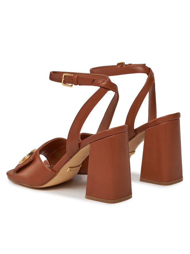 Guess Sandály Guess Kernara FLJKRN LEA03 Hnědá
