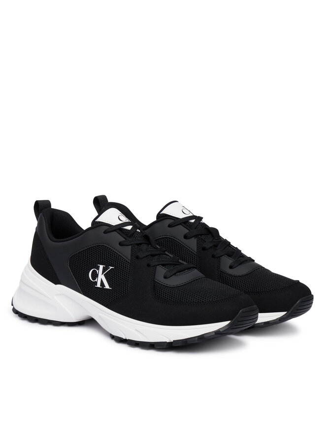 Calvin Klein Sneakers Calvin Klein Hike Runner Lace Up Su Mesh HM0HM02448 Schwarz