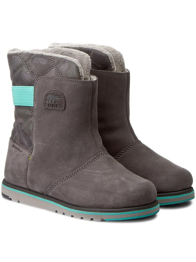 niegowce Sorel Youth Rylee Camo NY1900 Szary eobuwie .pl
