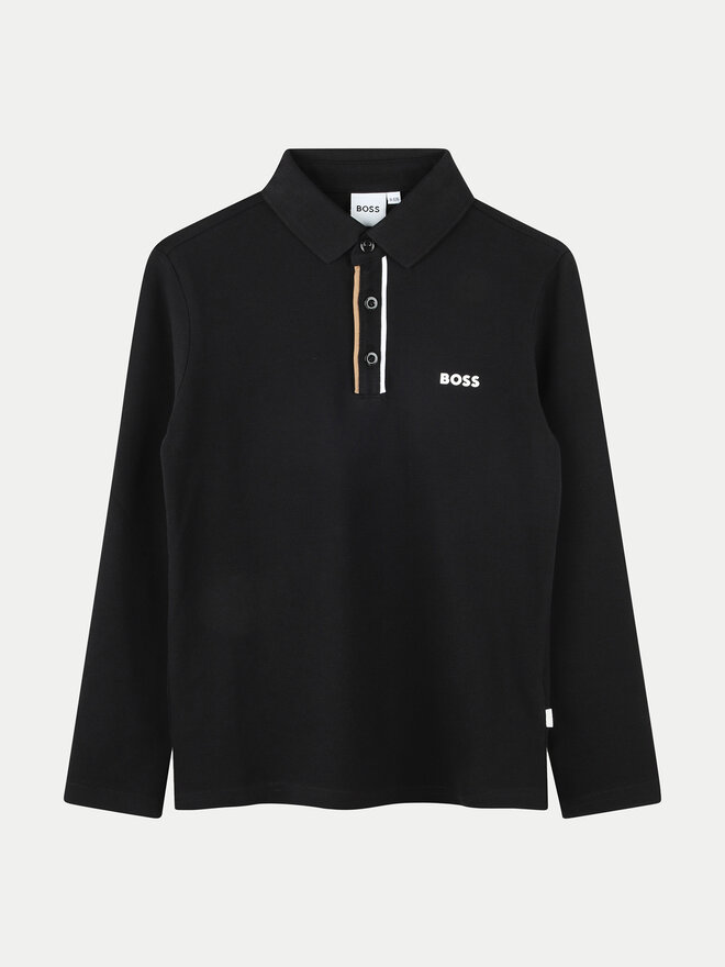 BOSS Boss Poloshirt J51175 D Schwarz Regular Fit
