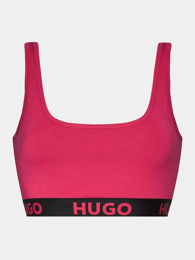HUGO Hugo Бюстгальтер-топ Sporty Logo 50480172 Рожевий