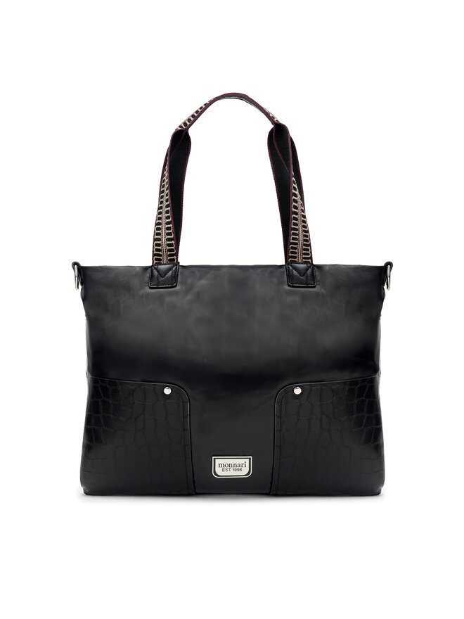 Monnari Дамска чанта Monnari BAGIMP0-24Z-BAG6210-KM20D000-R00 Черен