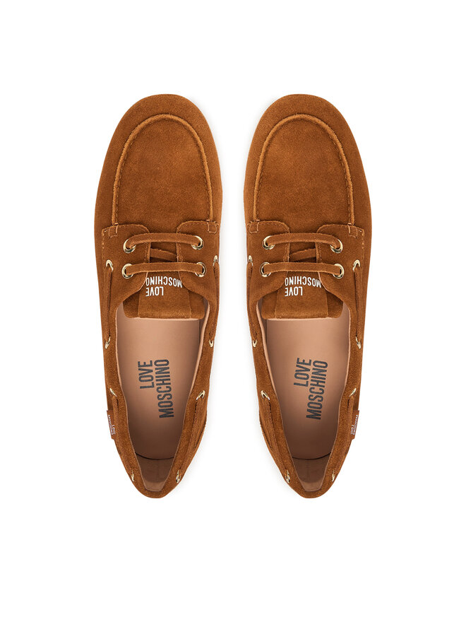 LOVE MOSCHINO Мокасини LOVE MOSCHINO JA10101G1OIG0200 Коричневий