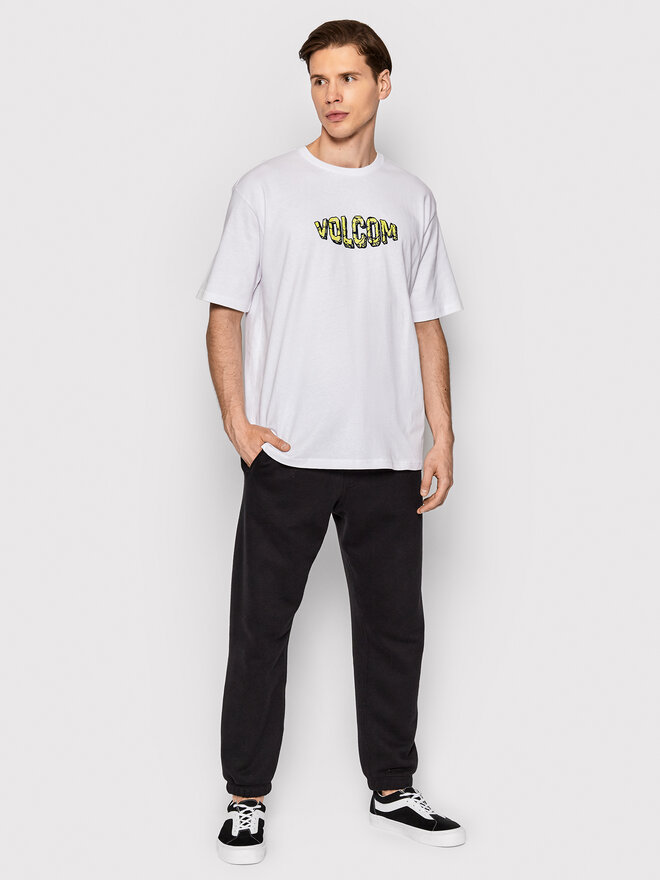 Volcom Volcom Marškinėliai Crusher A4312205 Balta Loose Fit