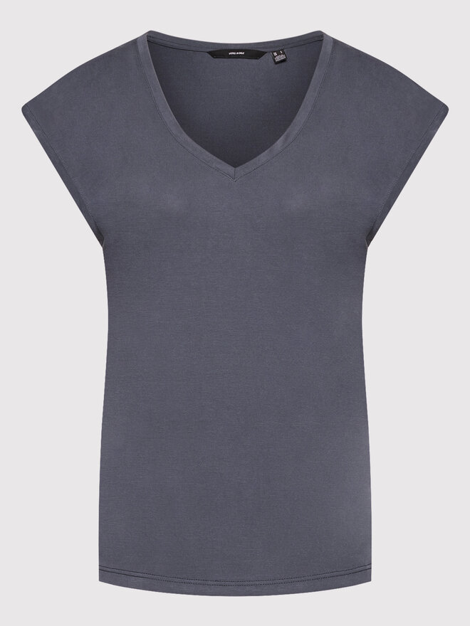 Vero Moda Vero Moda Marškinėliai Filli 10247666 Pilka Regular Fit