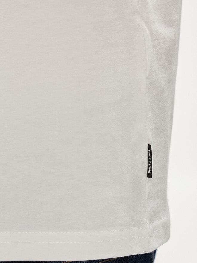 Only & Sons Only & Sons Camiseta Smart 22026726 Blanco Regular Fit